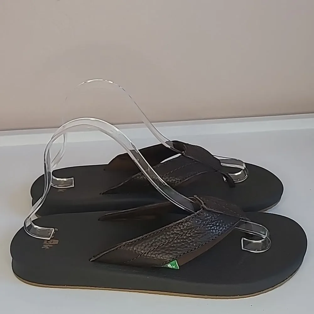 Sanuk Brumeister Primo Sandal-Brown Men's Size US 8/ EU 41